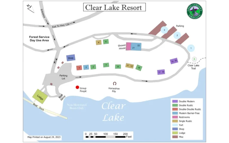 Clear Lake Resort Map 768x480