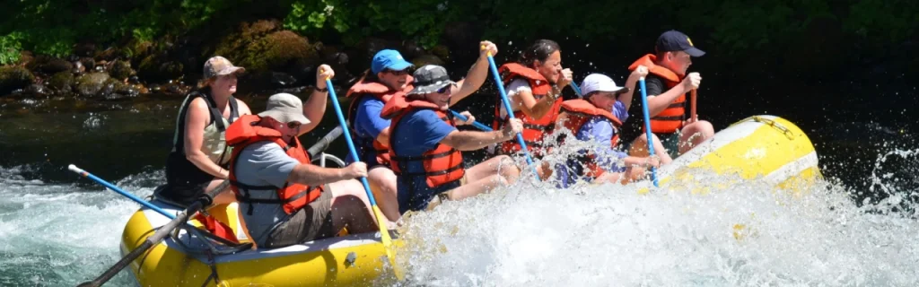 Whitewater Rafting on the McKenzie is one of the most popular activities on the McKenzie River and is a lot of fun!