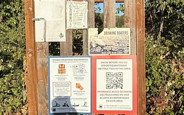 Hayden Bridge Boat Launch sign 768x480