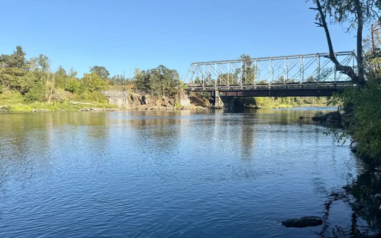 Hayden Bridge from boat landing 768x480