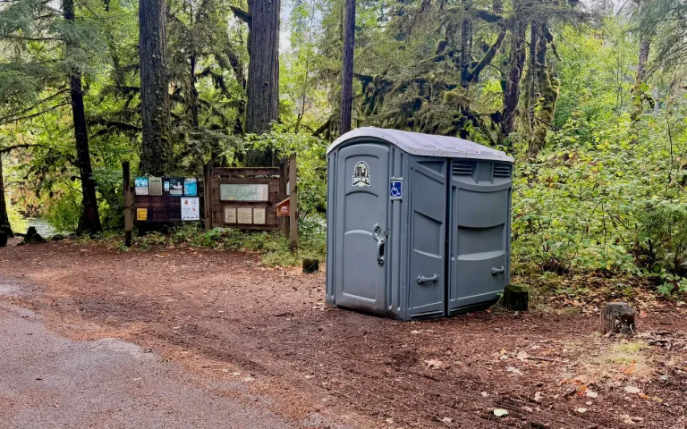 McKenzie Bridge boat launch bathroom Mike Kruse 768x480